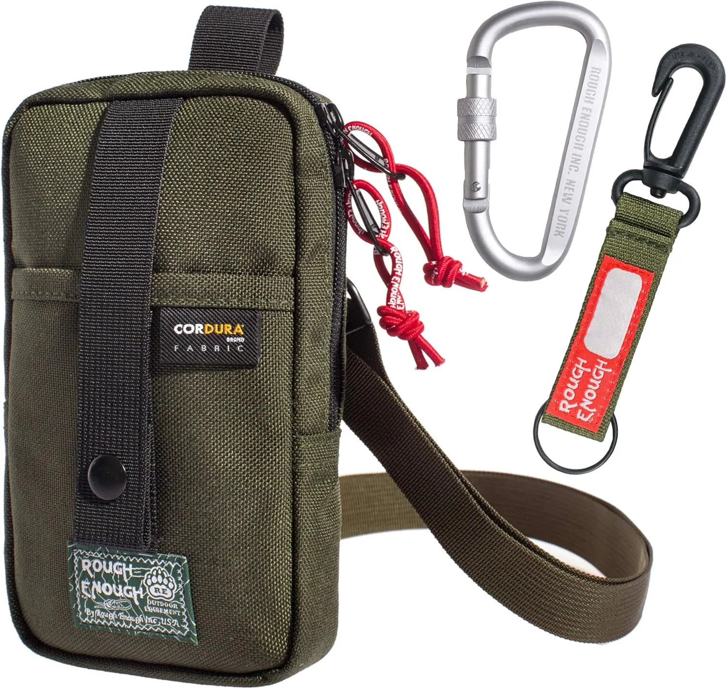 Rough Enough Man Purse Small Crossbody Bag for Men Cell Phone Shoulder Sling Tactical Pouch
