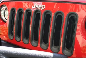 Rugged Ridge | Grille Insert Kit, Black | 11306.30 | Fits 2007-2018 Jeep Wrangler JK