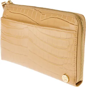 Samantha Brown To-Go Croco RFID Travel Wallet (Creamy Vanilla)