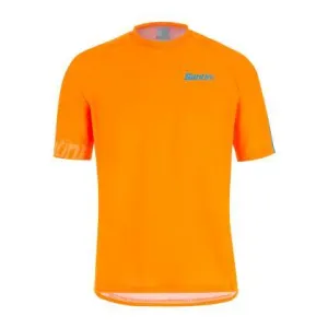 Santini Sasso MTB Mens Cycling Jersey (Flashy Orange)