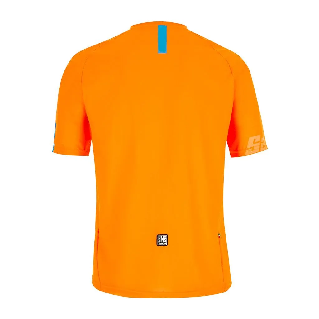 Santini Sasso MTB Mens Cycling Jersey (Flashy Orange)
