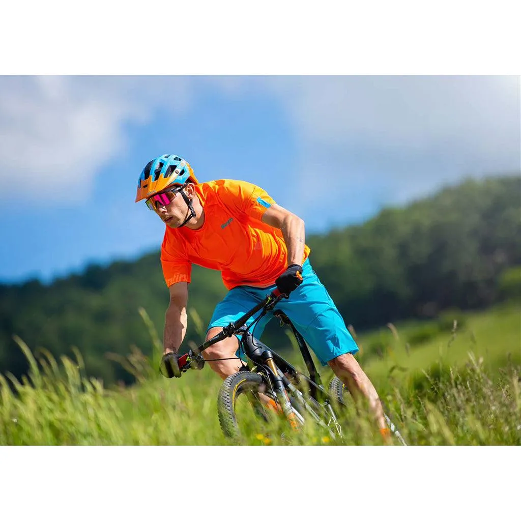 Santini Sasso MTB Mens Cycling Jersey (Flashy Orange)
