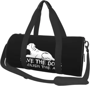 Save The Dogs Abolish The Atf Duffel Bag Gym Bag Travel Sports Tote Large Foldable Beach Swim Yoga0