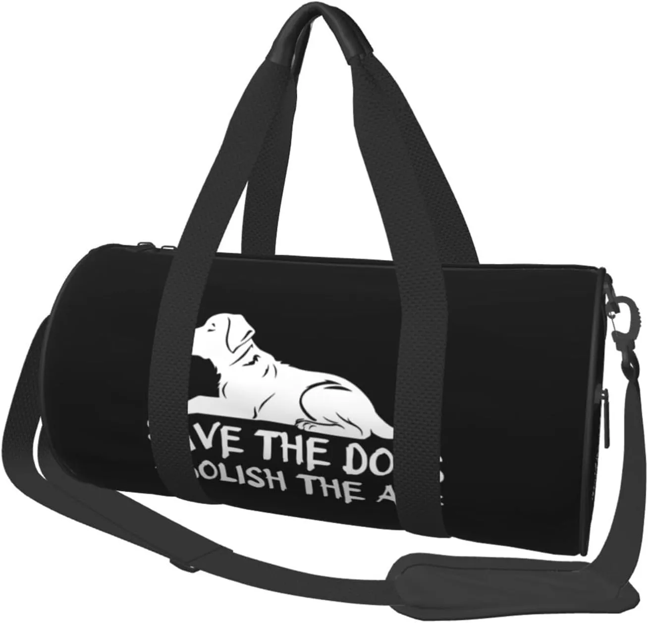 Save The Dogs Abolish The Atf Duffel Bag Gym Bag Travel Sports Tote Large Foldable Beach Swim Yoga0