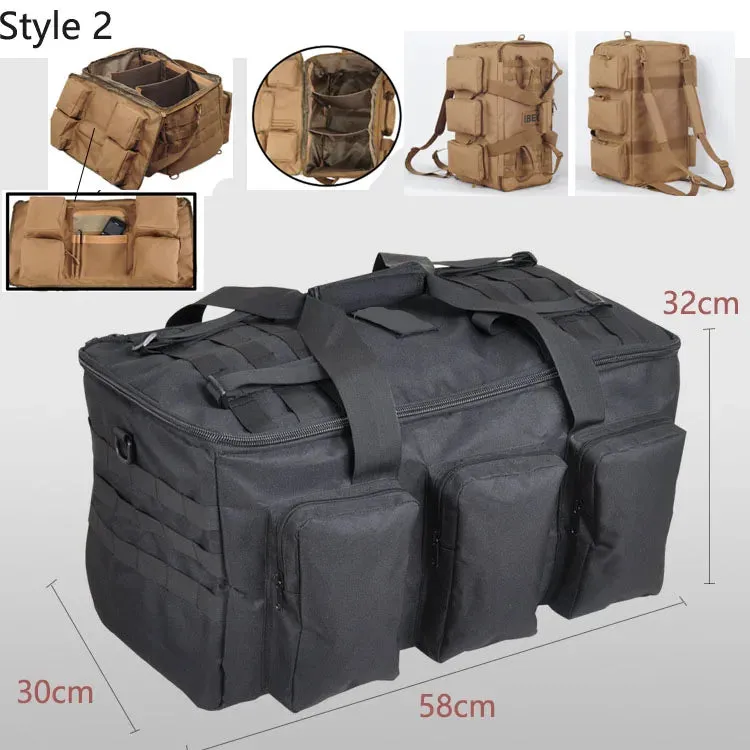 SCIONE 55L Duffel Bag – Tactical Backpack for Travel, Camping, Hiking, and Gym