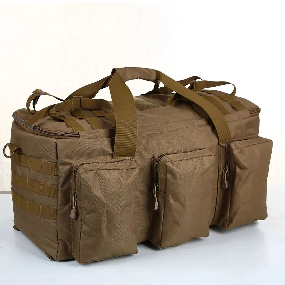 SCIONE 55L Duffel Bag – Tactical Backpack for Travel, Camping, Hiking, and Gym