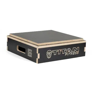 Scratch and Dent, 6" Stackable Wooden Plyo Box