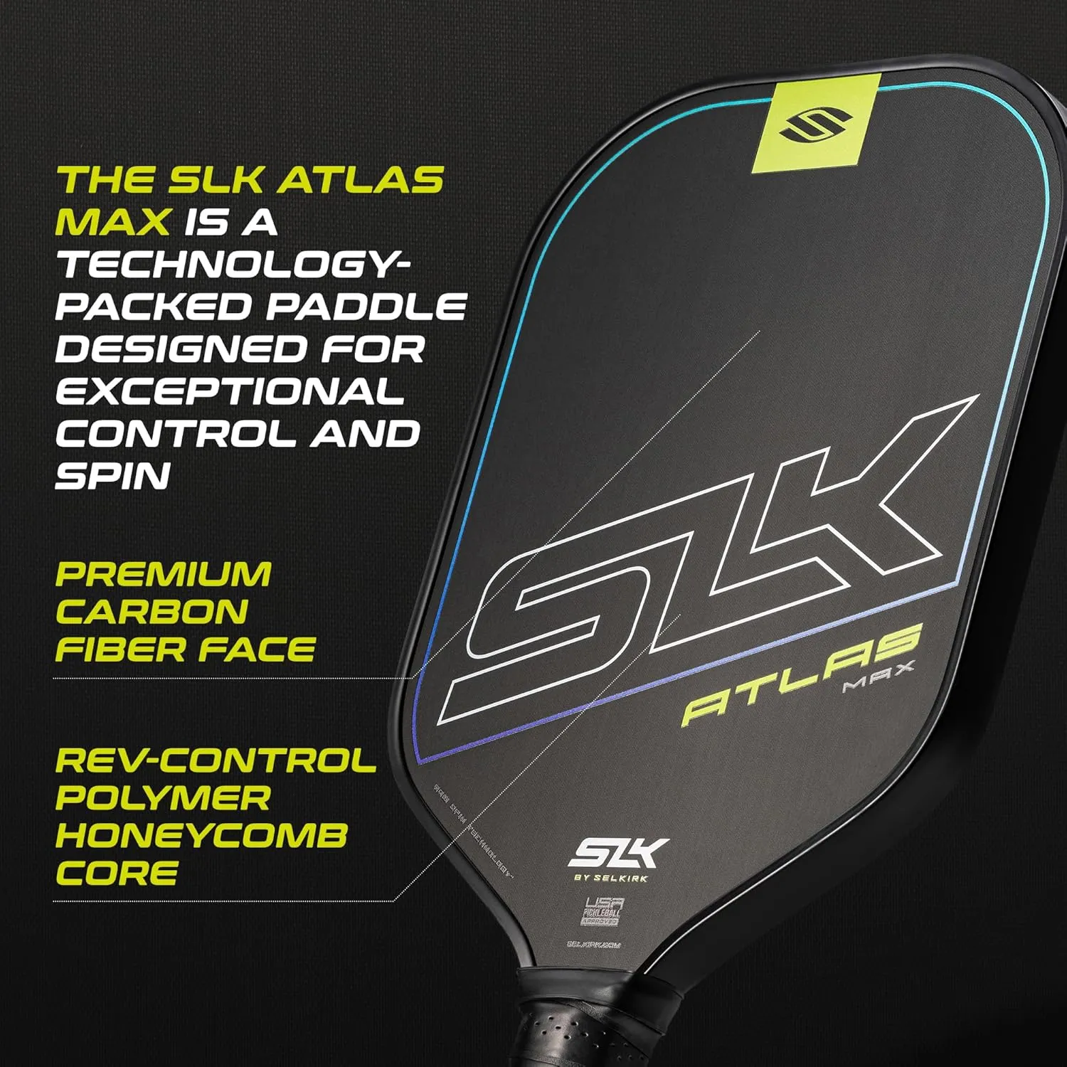 Selkirk Sport Pickleball Paddles Set of 2 | Designed in The USA | Choose The SLK Neo Graphite, SLK Neo Fiberglass Pickleball Set or SLK Atlas Pickleball Bundle