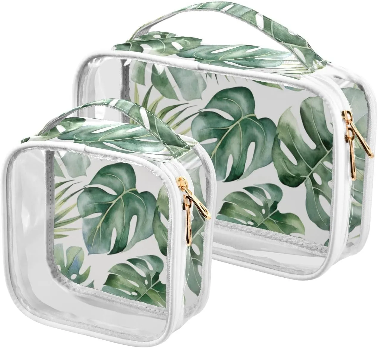 senya Toiletry Bags Astronaut Dog, Clear Makeup Organizing Bag for Women Men, Waterproof Makeup Bag Travel Cosmetic Bags for Bathroom, Business, Vacation - 2 Pack
