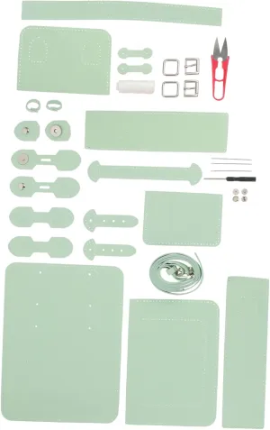SEWACC 1 Set Cross Body Bag Making Kit Complete Material for Handmade Bag Creation for Beginners and Present Giving