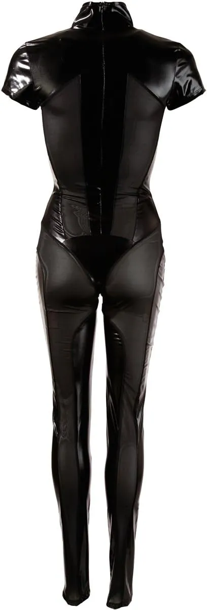 Sexy Lingerie Cottelli Collection Jumpsuit Kiara, Black, Medium, 160 Gram - sexy lingerie for women