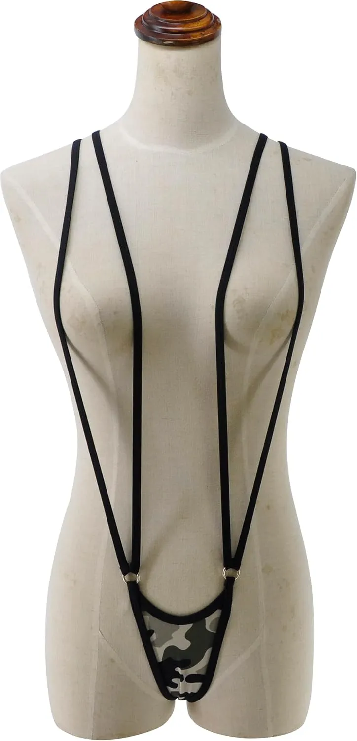 SHERRYLO Slingshot Bikini for Women Topless G String Bottom Extreme Suspender Sling Micro Bikinis