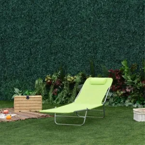 Single Beach Chair Outdoor Leisure Chair Folding Chair Camping Chair Reclining Chair Outdoor Scenery Chair, Suitable for Outdoor Camping