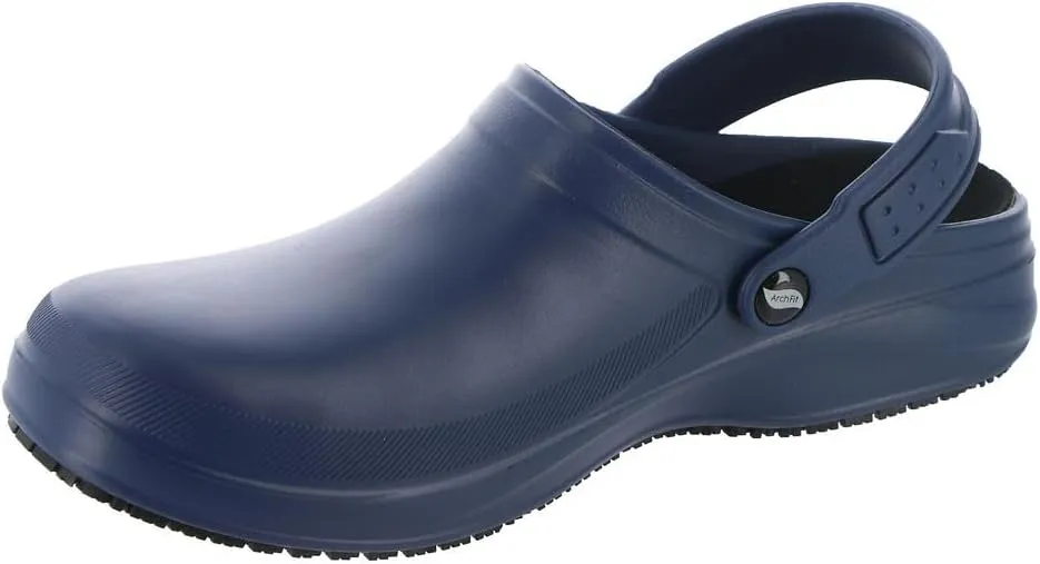 Skechers Women's Arch Fit Riverbound Pasay Sr Clog Black Health Care Professional