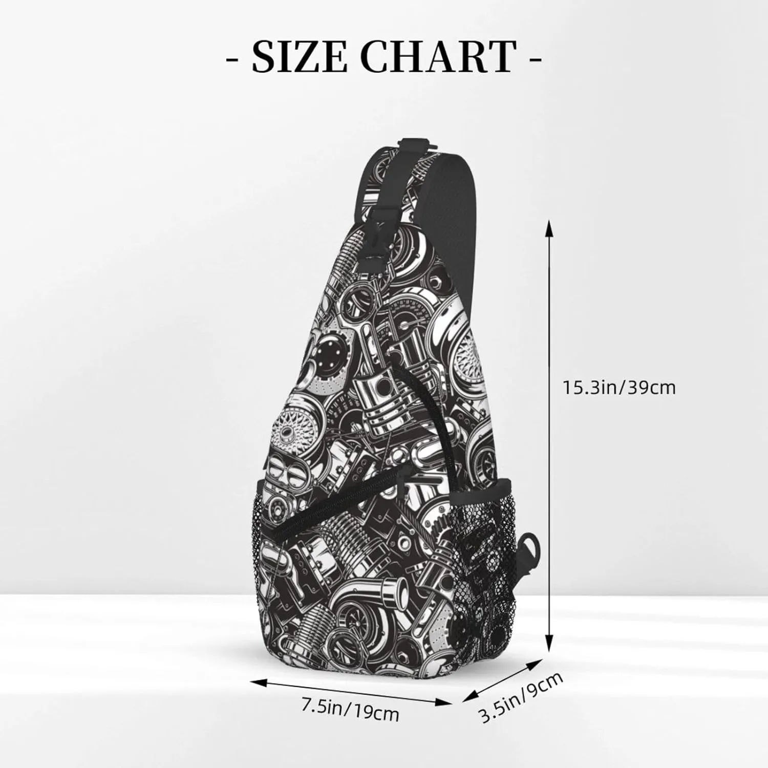 Sling Backpack For Men Hiking Daypack Crossbody Shoulder Bag Travel Chest Pack