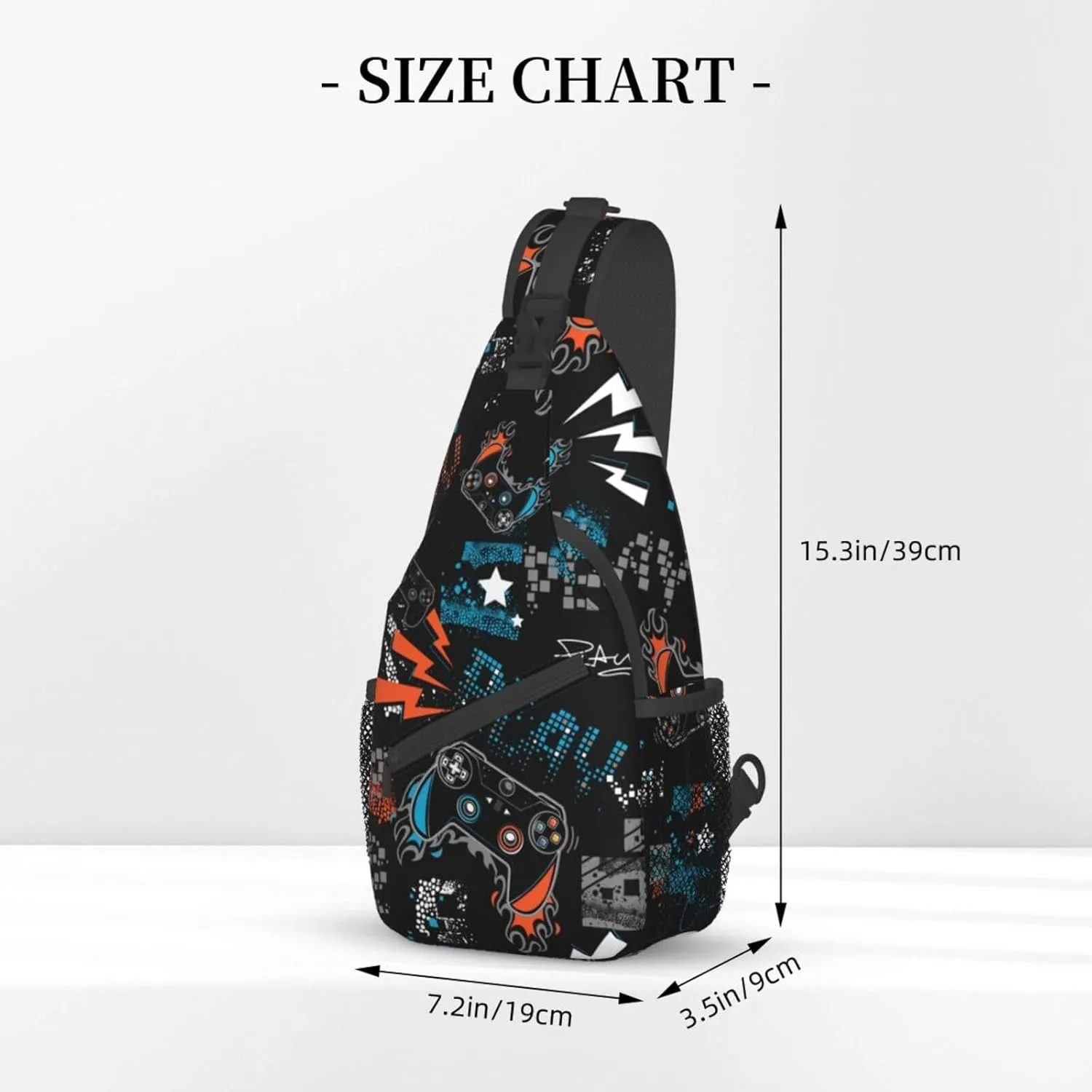 Sling Backpack For Men Hiking Daypack Crossbody Shoulder Bag Travel Chest Pack