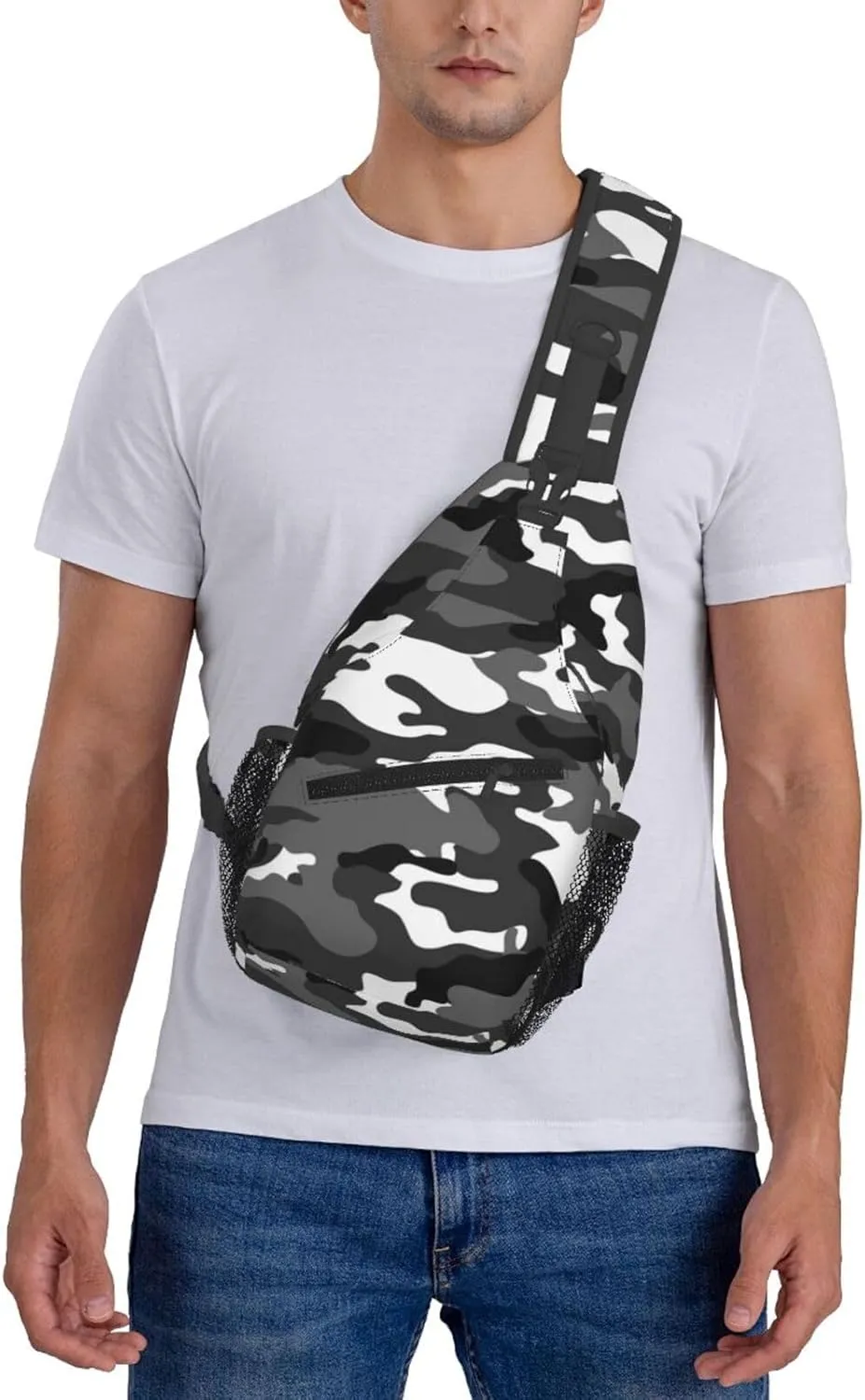 Sling Backpack For Men Hiking Daypack Crossbody Shoulder Bag Travel Chest Pack