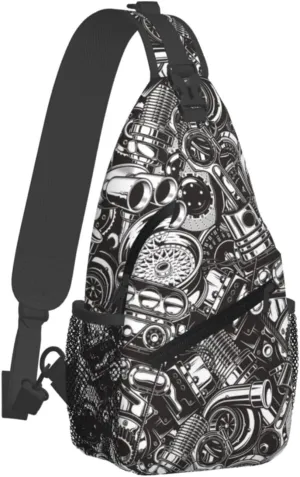 Sling Backpack For Men Hiking Daypack Crossbody Shoulder Bag Travel Chest Pack