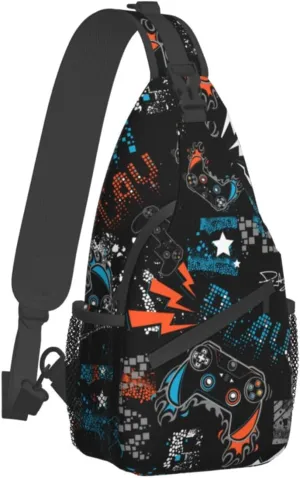 Sling Backpack For Men Hiking Daypack Crossbody Shoulder Bag Travel Chest Pack