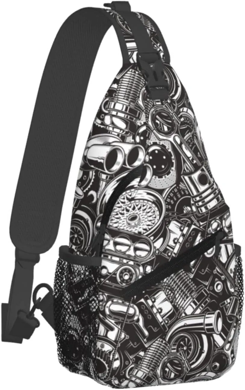 Sling Backpack For Men Hiking Daypack Crossbody Shoulder Bag Travel Chest Pack