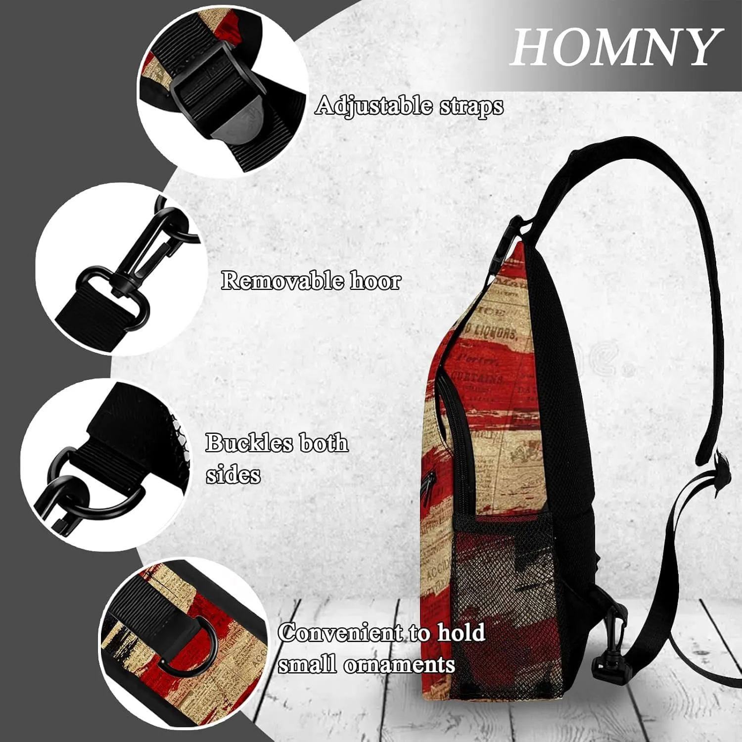 Sling Backpack Trendy Sling Bag Multipurpose Crossbody Sling Travel Hiking Crossbody Shoulder Backpack