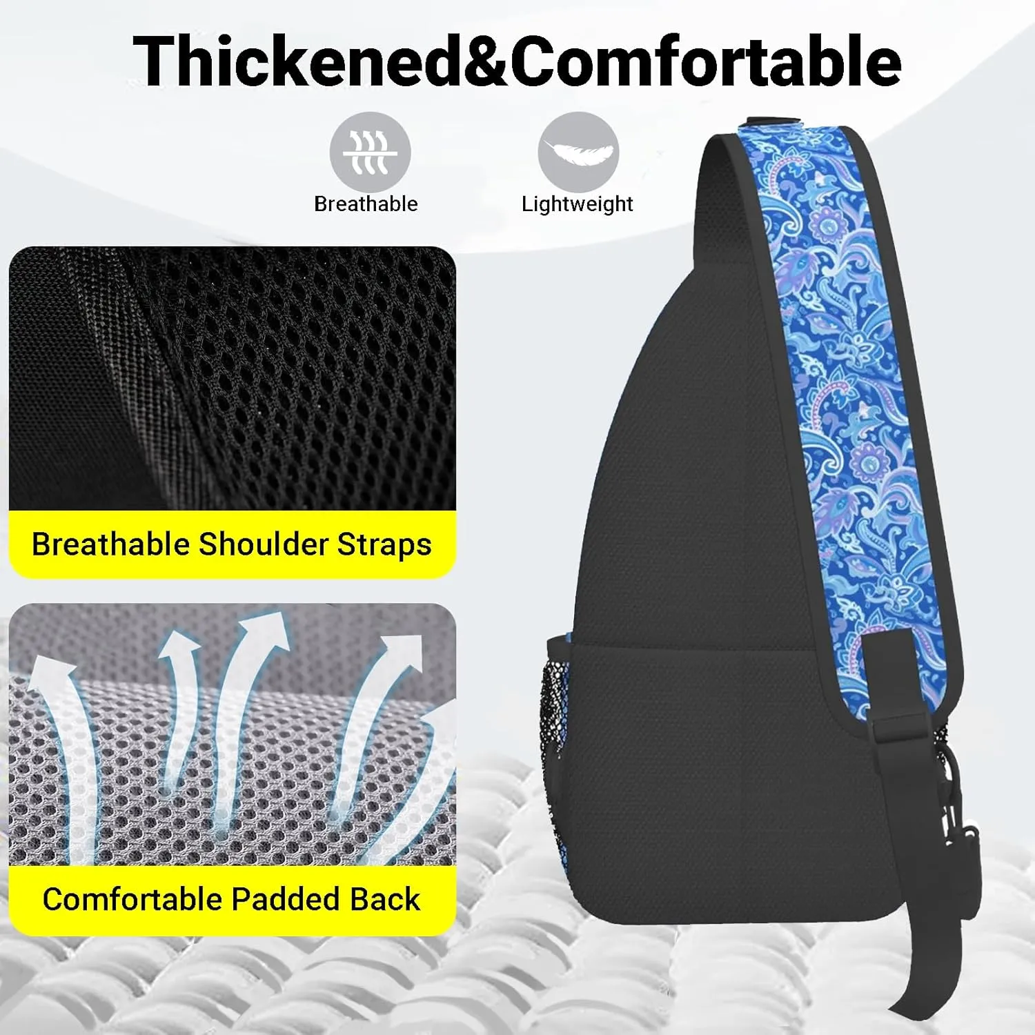 Sling Backpack Trendy Sling Bag Multipurpose Crossbody Sling Travel Hiking Crossbody Shoulder Backpack