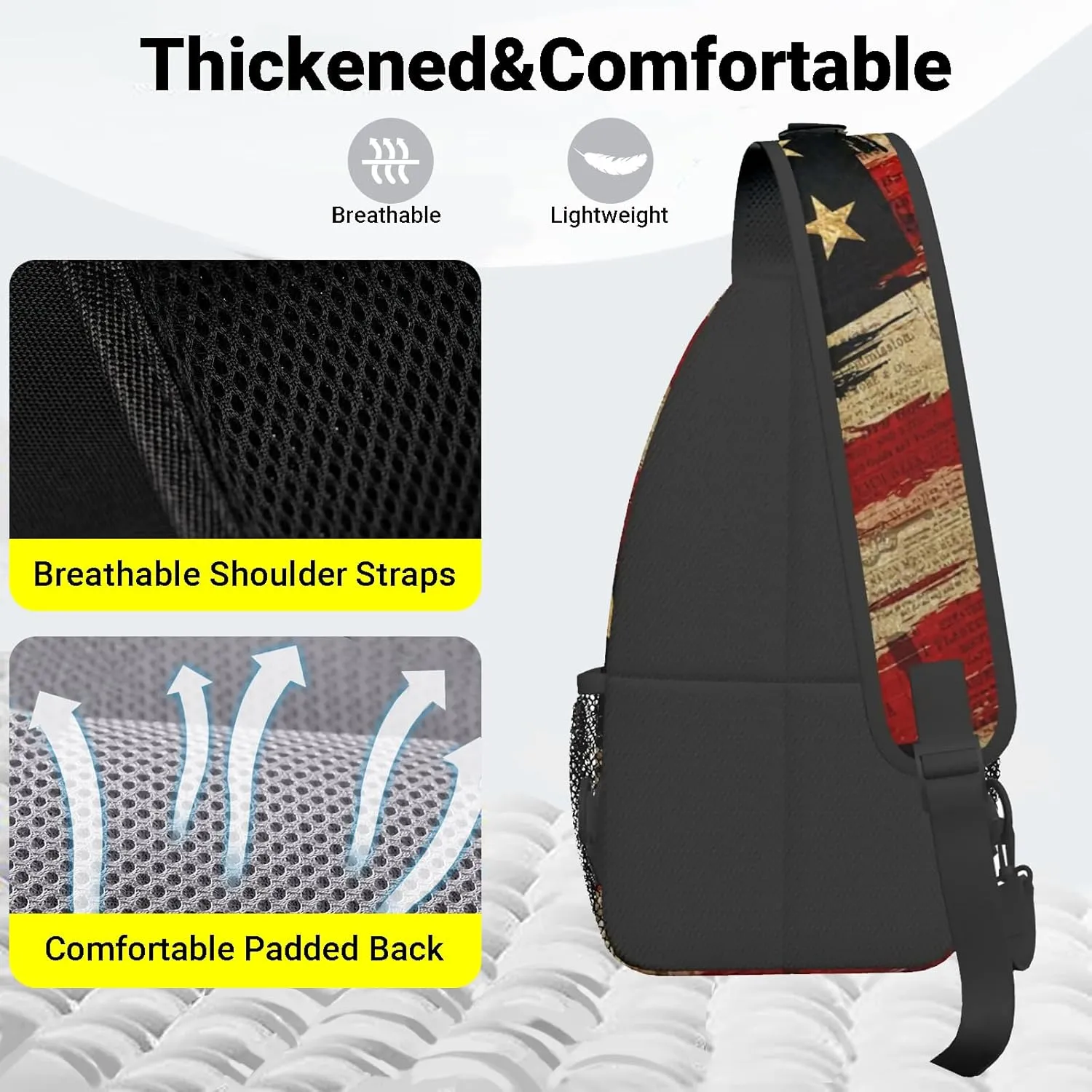 Sling Backpack Trendy Sling Bag Multipurpose Crossbody Sling Travel Hiking Crossbody Shoulder Backpack