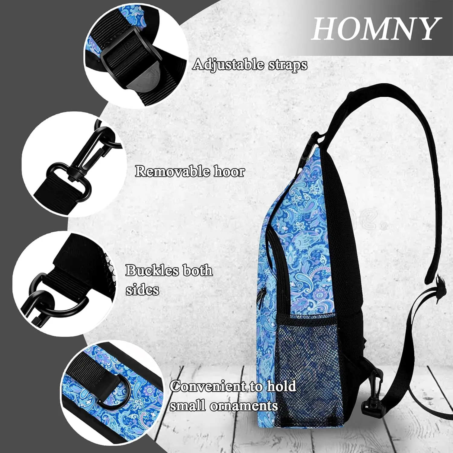 Sling Backpack Trendy Sling Bag Multipurpose Crossbody Sling Travel Hiking Crossbody Shoulder Backpack