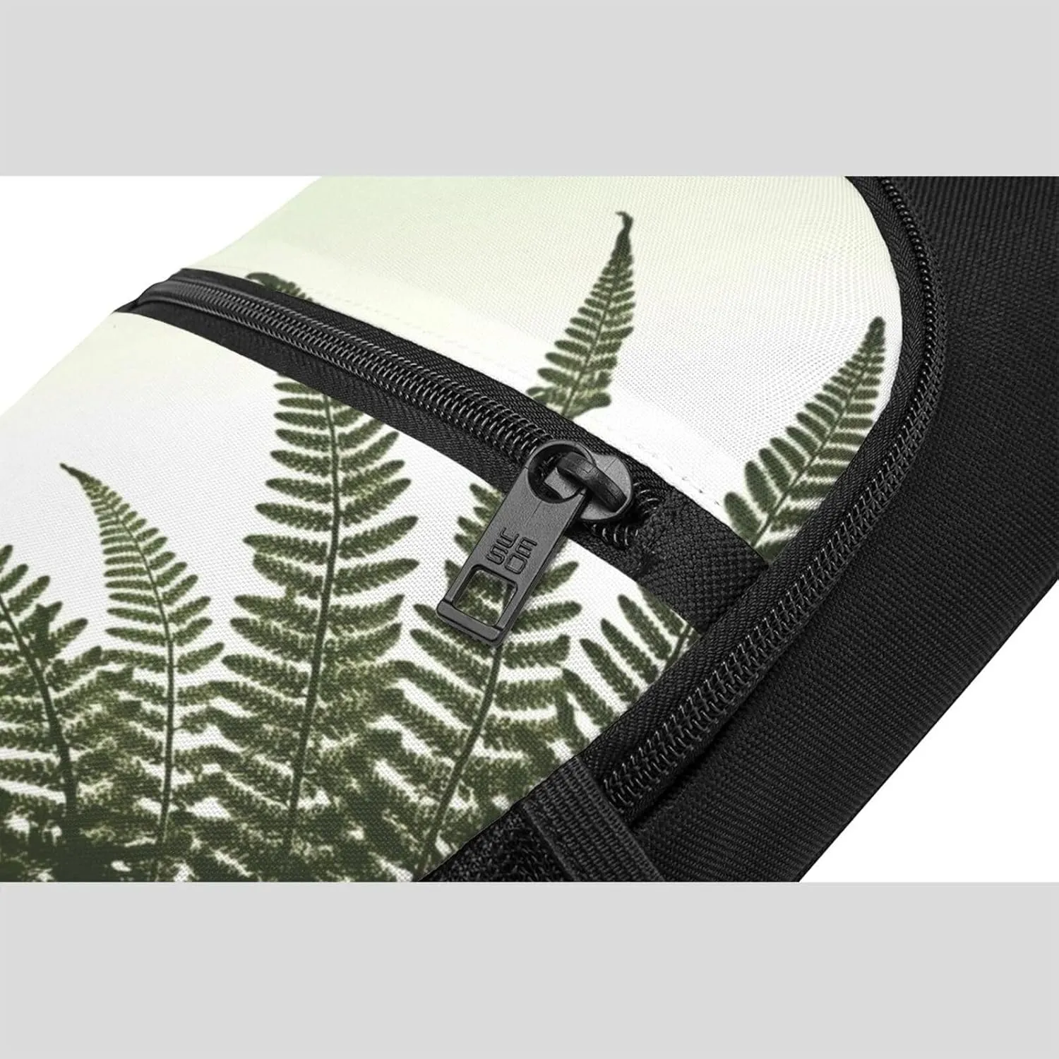 Sling Bag Backpack for Men Women Crossbody natural plant fern leaf Chest Bag Crossbody Bag for Travel Sport Running