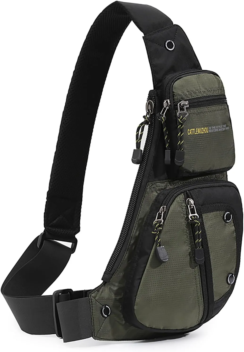 Sling Bag Chest Shoulder Backpack Crossbody Bags Casual Daypack for Men,Multipurpose Cross Body Chest Bag
