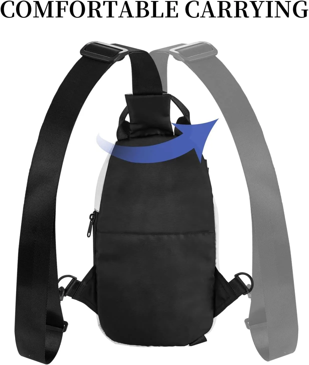 Sling Bag Crossbody Backpack for Men Women Shelties Dog Chest Bag Crossbody Bag for Travel Sport Running