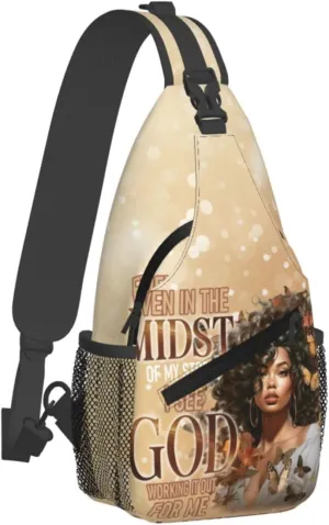 Sling Bag Crossbody Backpack Hiking Travel Daypack Chest Bag Lightweight Shoulder Bag For Women Men Gift