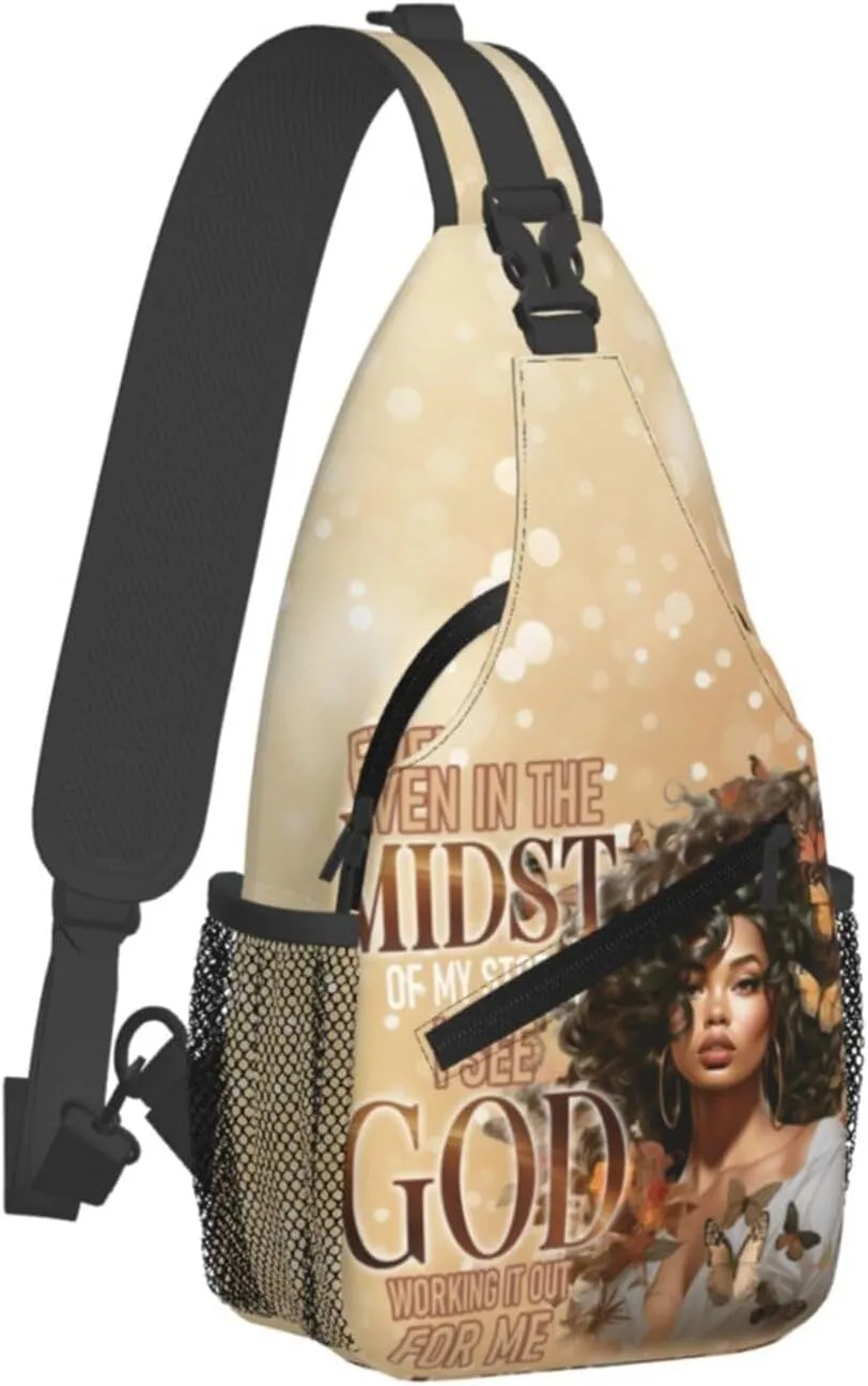 Sling Bag Crossbody Backpack Hiking Travel Daypack Chest Bag Lightweight Shoulder Bag For Women Men Gift