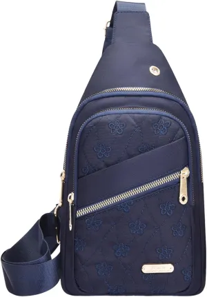 Sling Bag Crossbody Sling Backpack Chest Bag Shoulder Backpack Multipurpose Crossbody Shoulder Bag for Man, Women (Blue)
