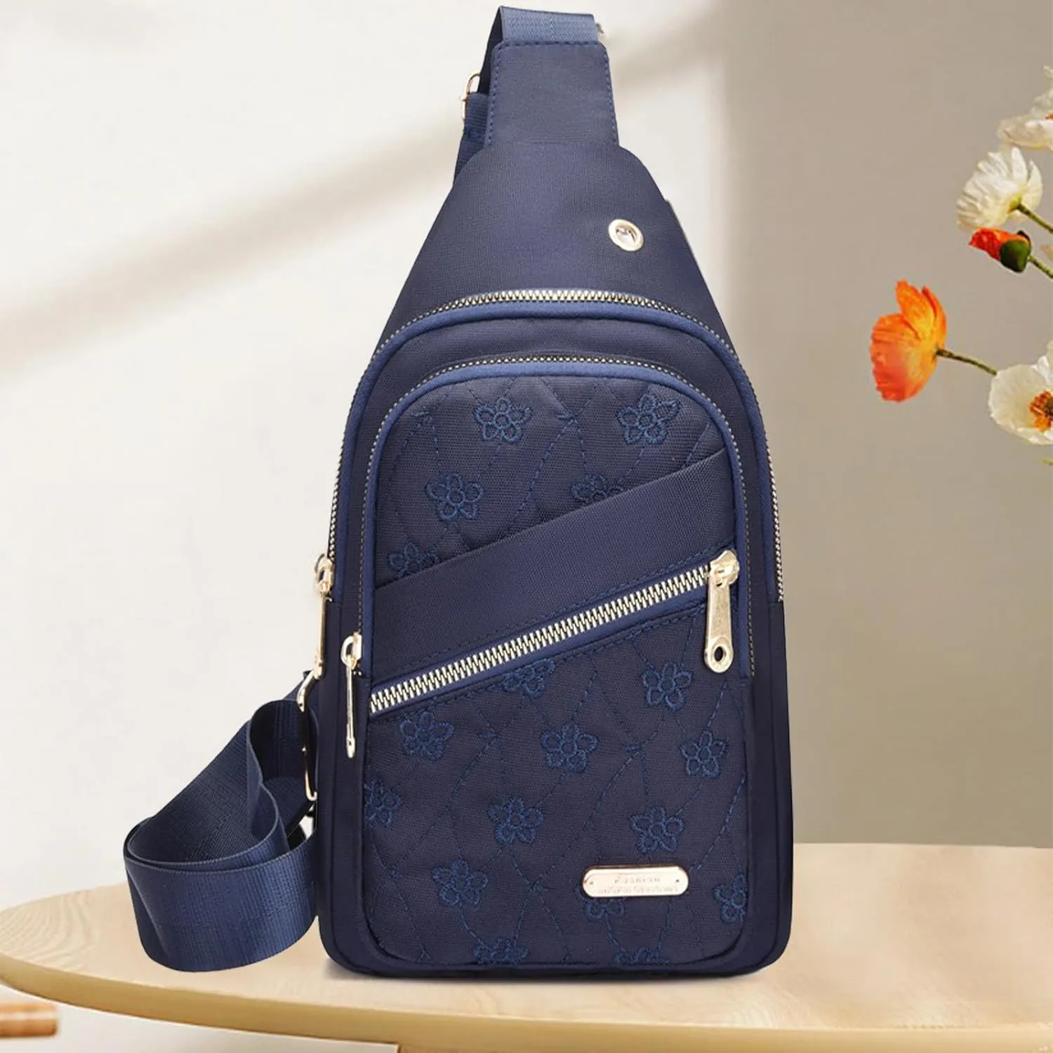 Sling Bag Crossbody Sling Backpack Chest Bag Shoulder Backpack Multipurpose Crossbody Shoulder Bag for Man, Women (Blue)
