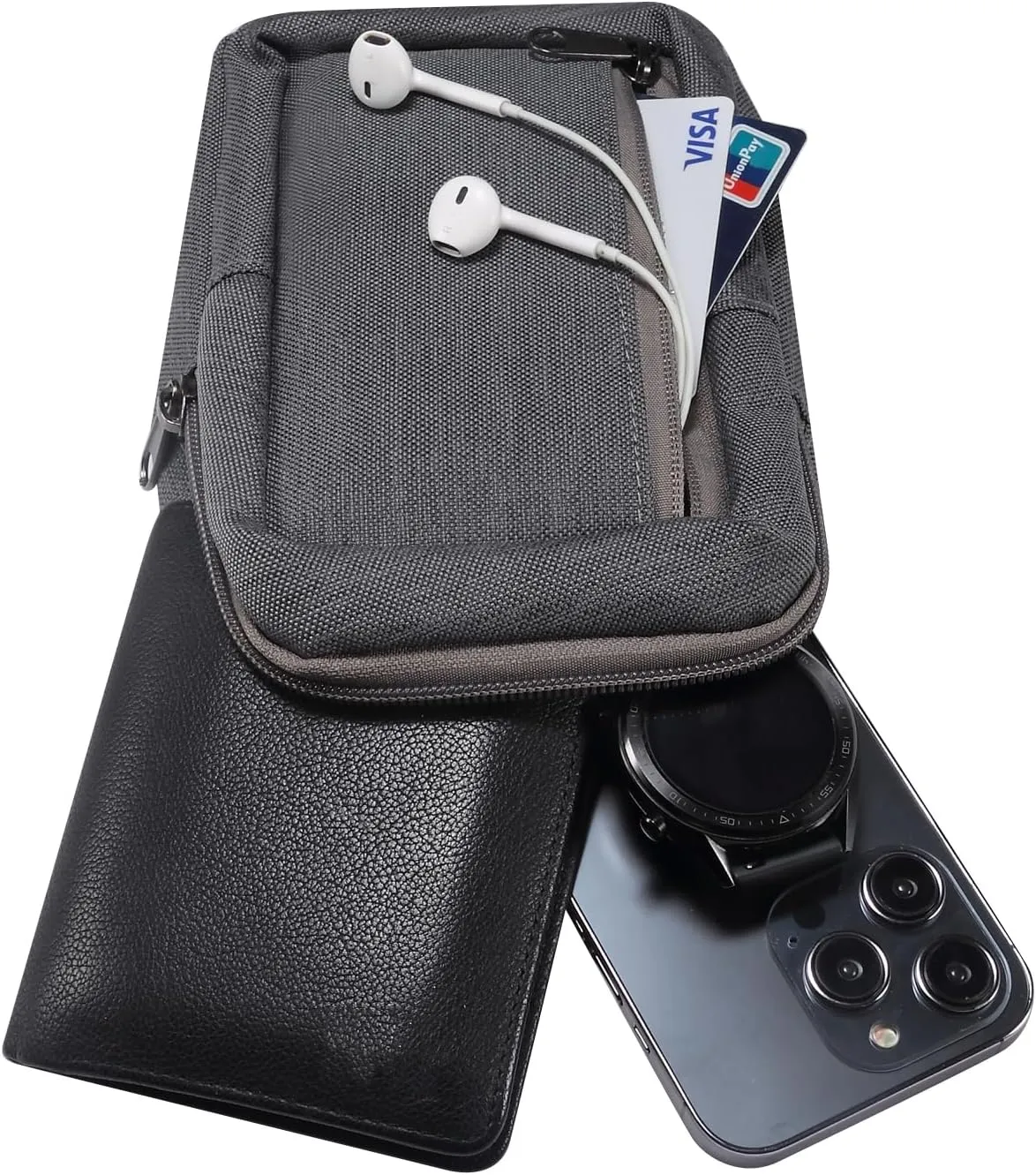 Sling Bag Crossbody, Waterproof Chest Bag for Men and Women, Crossbody Wallet Shoulder Bag for Outdoor