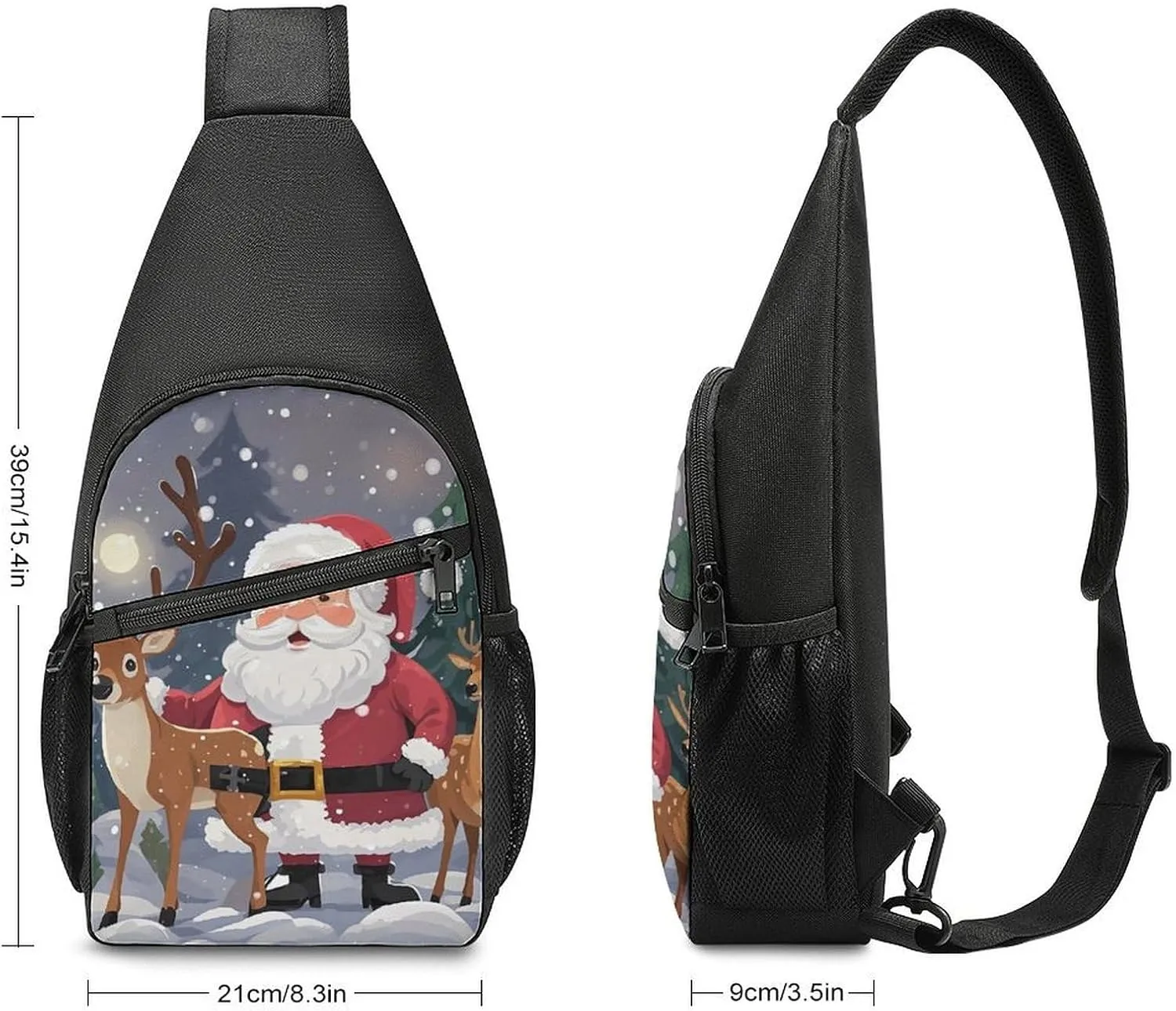 Sling Bag for Women Men Crossbody Bag Chest Bag Red Fruit Sling Backpack Fanny Packs Travel Hiking Daypack