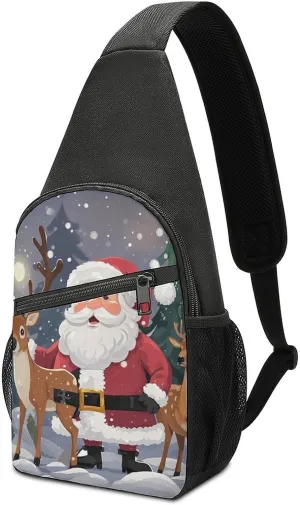Sling Bag for Women Men Crossbody Bag Chest Bag Red Fruit Sling Backpack Fanny Packs Travel Hiking Daypack