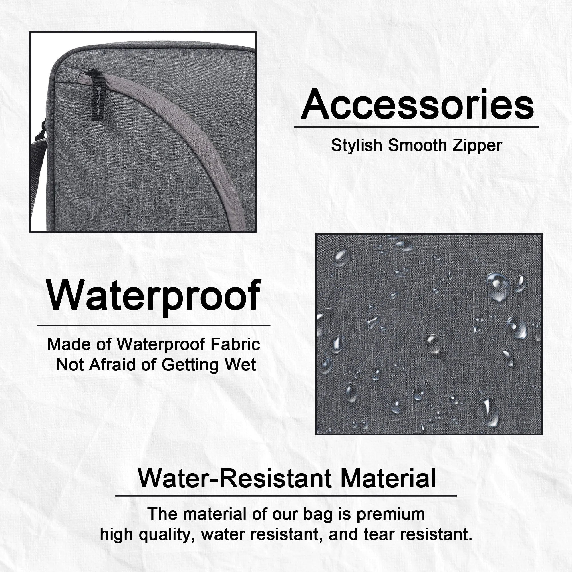 Sling Bag Messenger Bag Side Bag with Shoulder Strap