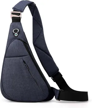 Sling Bag Small Waterproof Shoulder Backpack For Travel Hiking Anti-Thief Crossbody Chest Daypack Personal Pocket Bag
