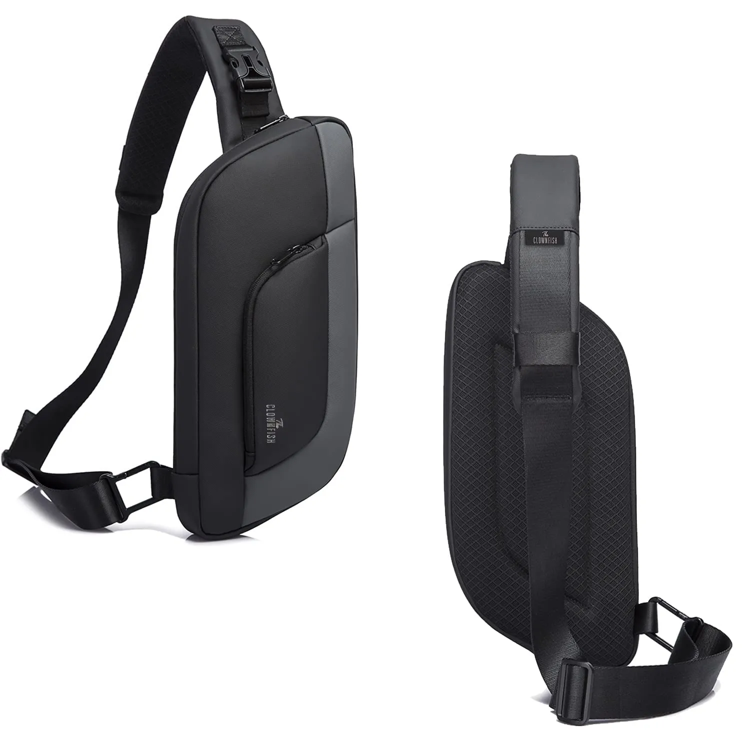 Sling Bag - Water Resistant, Multipurpose Storage | 5L Capacity | Grey