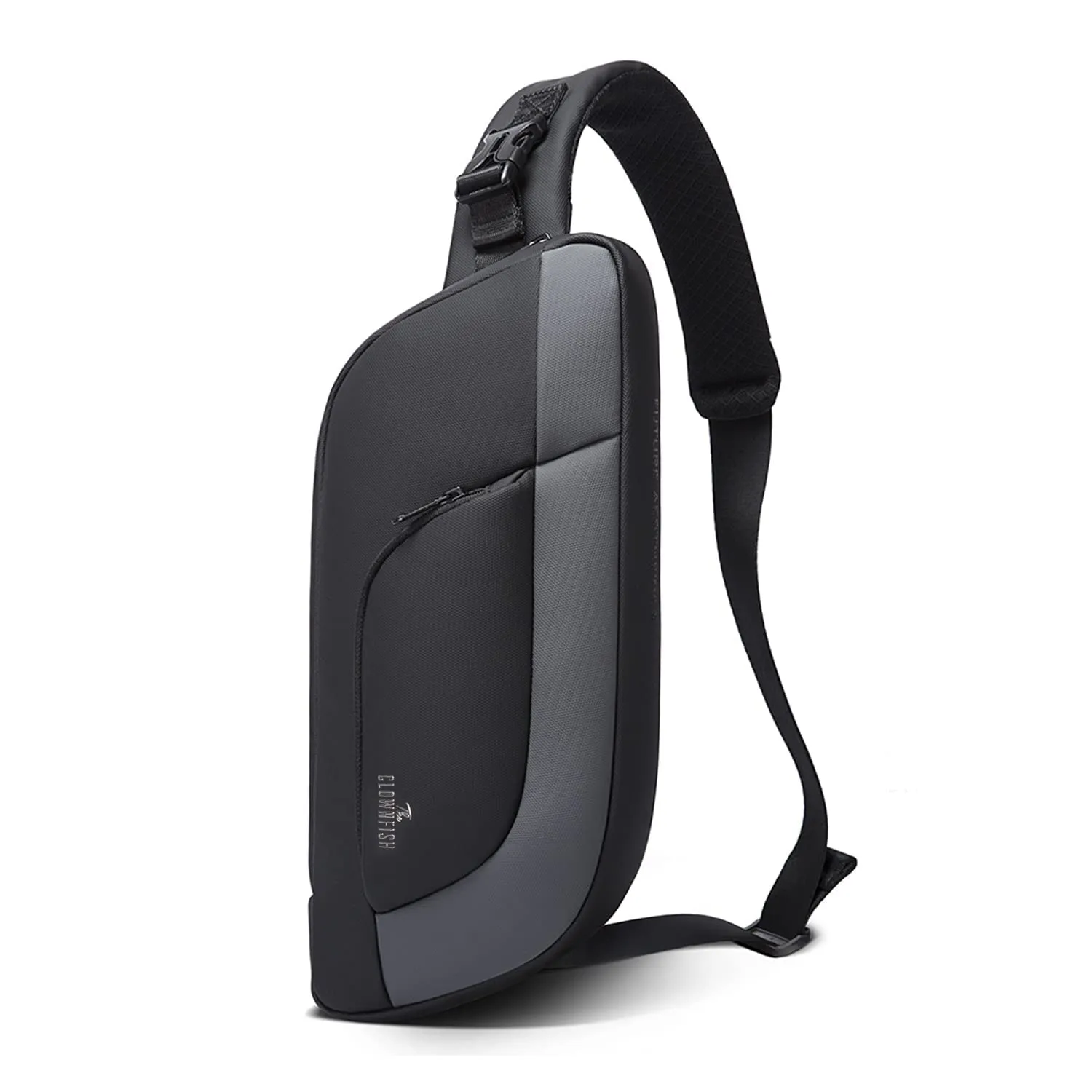 Sling Bag - Water Resistant, Multipurpose Storage | 5L Capacity | Grey