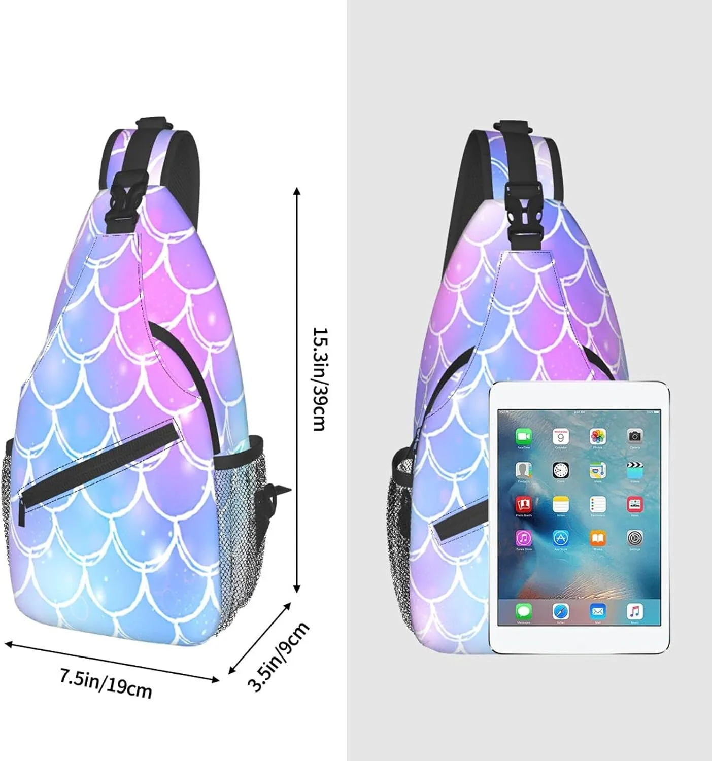 Sling Bag Women Men Backpack Crossbody Bag Travel Hiking Casual Sport Climbing Runners Daypack Waterproof