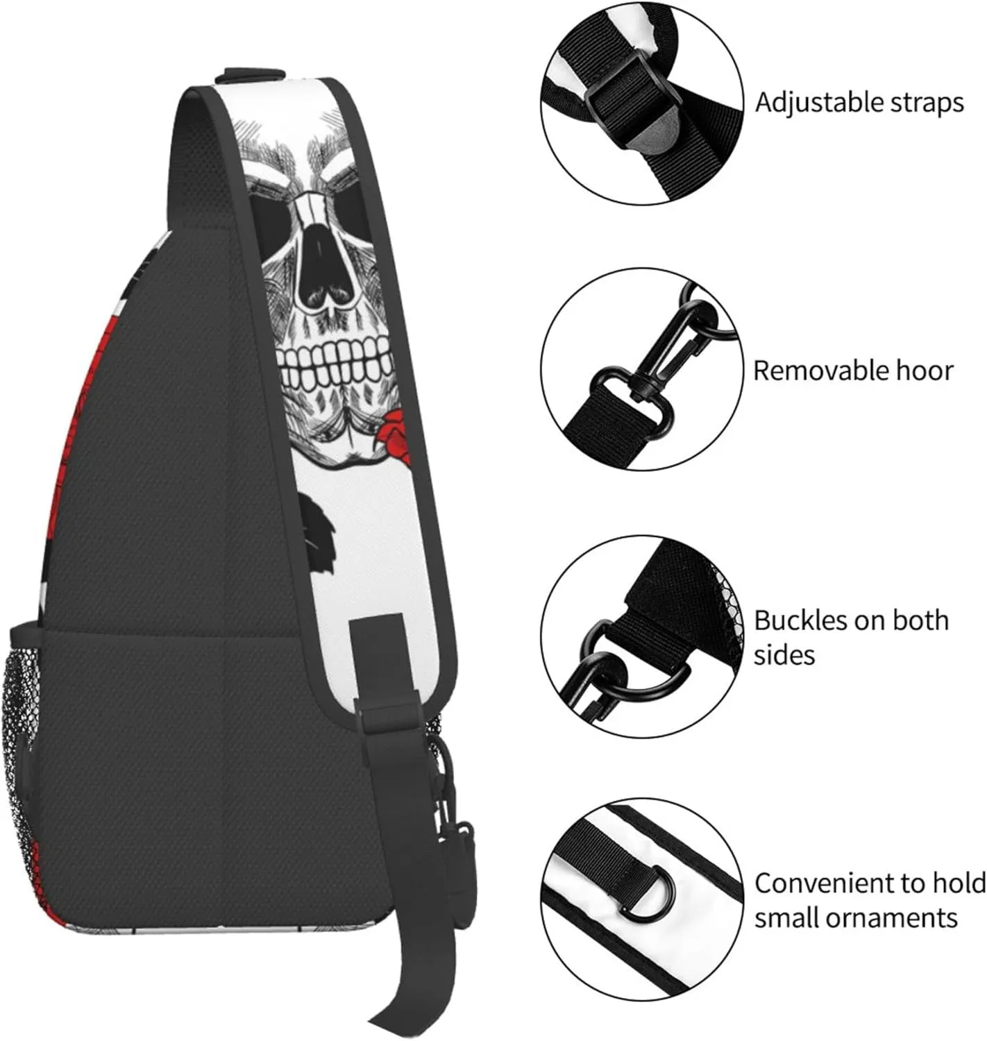 Sling Bag Women Men Backpack Crossbody Bag Travel Hiking Casual Sport Climbing Runners Daypack Waterproof