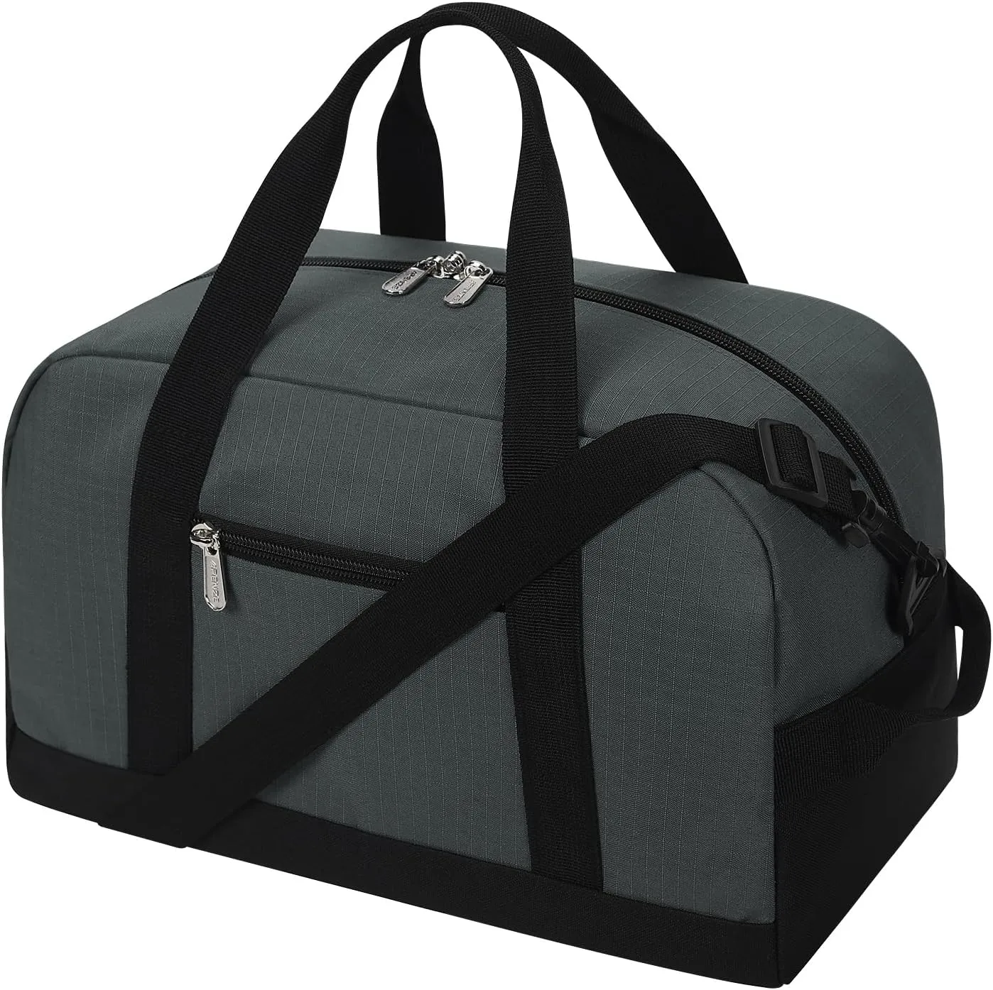 Small Gym Bag 14 inch lightweight Carry On Mini Duffel Bag for Travel Sport - Dark Grey
