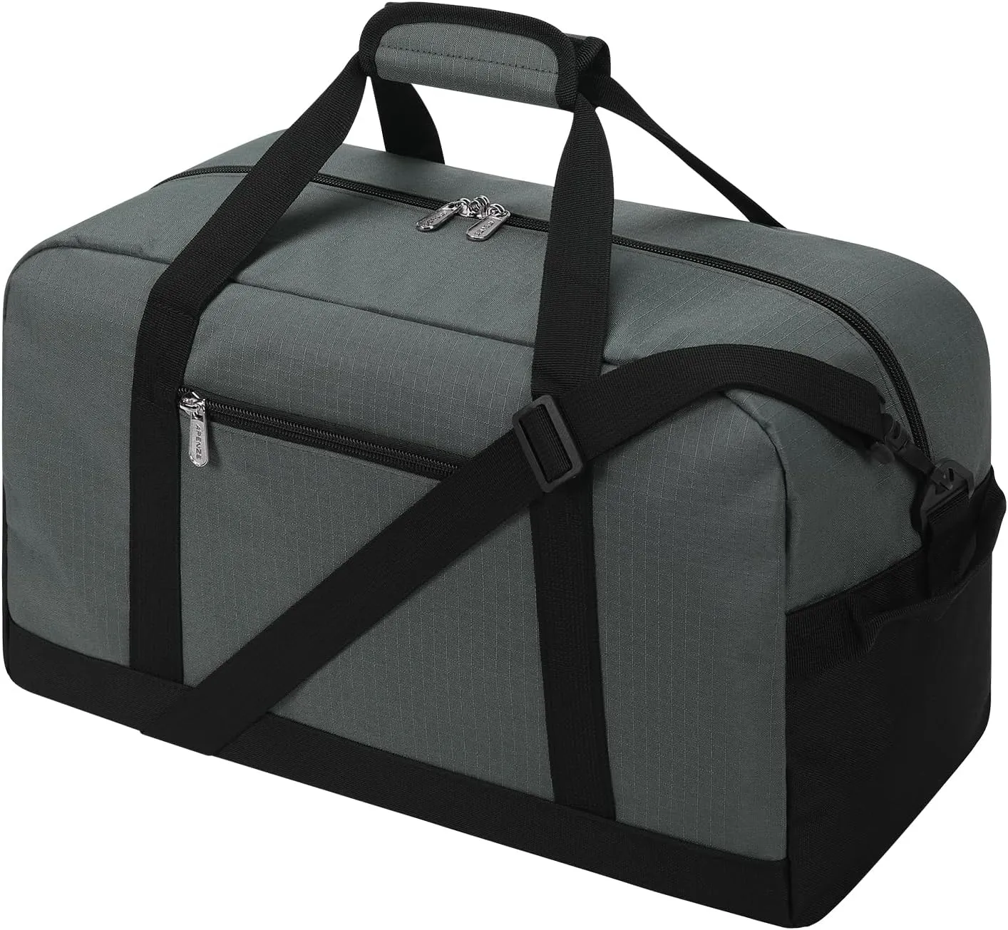 Small Gym Bag 18 inch Carry On Duffel Bag for Weekender Travel - Dark Grey