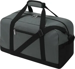 Small Gym Bag 18 inch Carry On Duffel Bag for Weekender Travel - Dark Grey