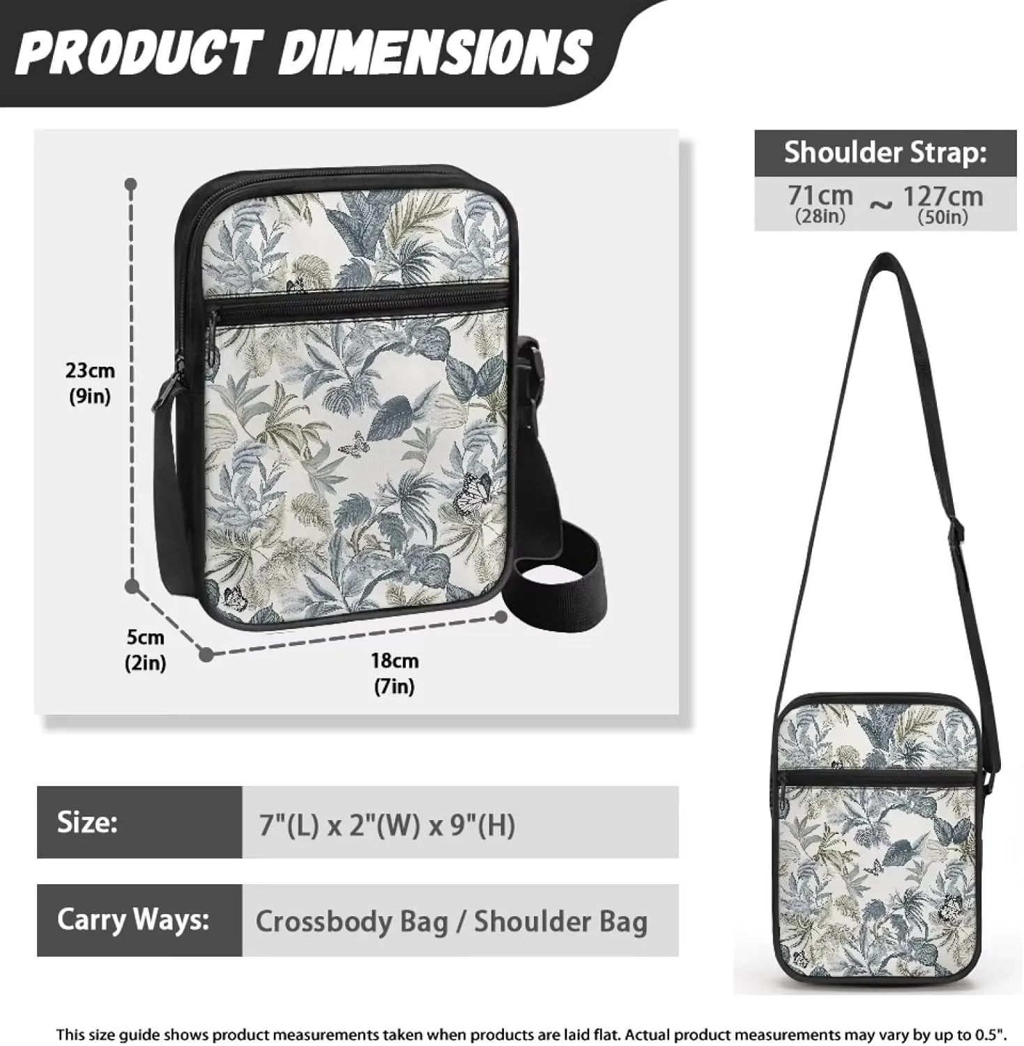Small Messenger Bag for Men Women Wallet Purse Cell Phone Purse Shoulder Bag for Phone Passport
