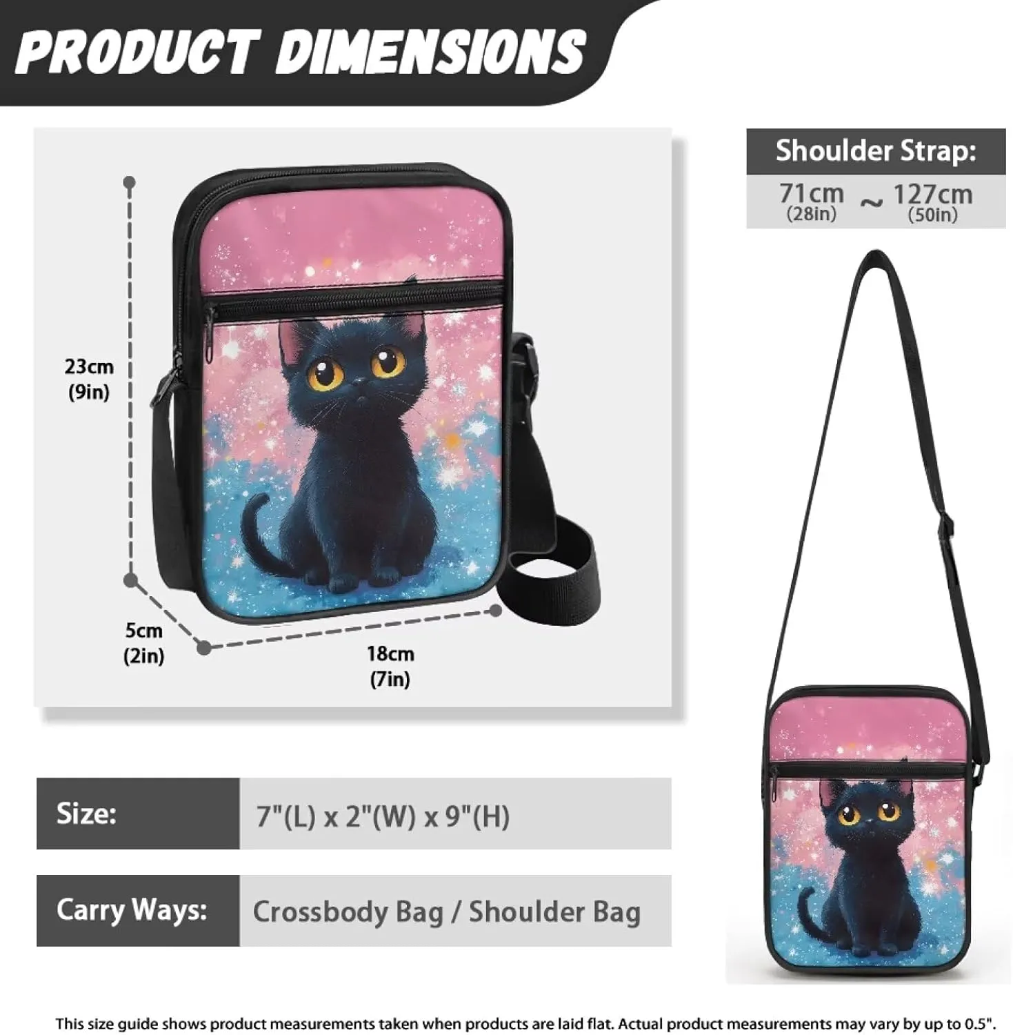 Small Messenger Bag for Men Women Wallet Purse Cell Phone Purse Shoulder Bag for Phone Passport