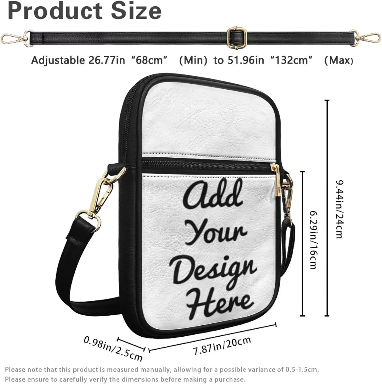Small Messenger Bag for Women Crossbody with Zipper Closure Fashion Tote Bag for Women Leather